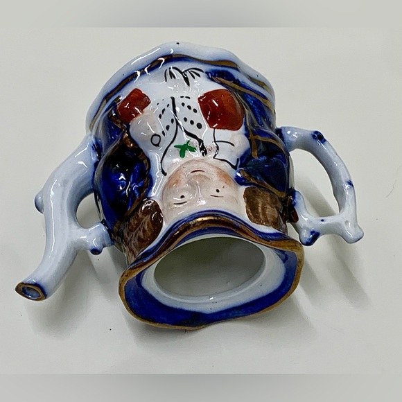 19th Century Vtg Allertons Est. 1831 Gaudy Staffordshire Miniature Toby Teapot - Picture 13 of 16